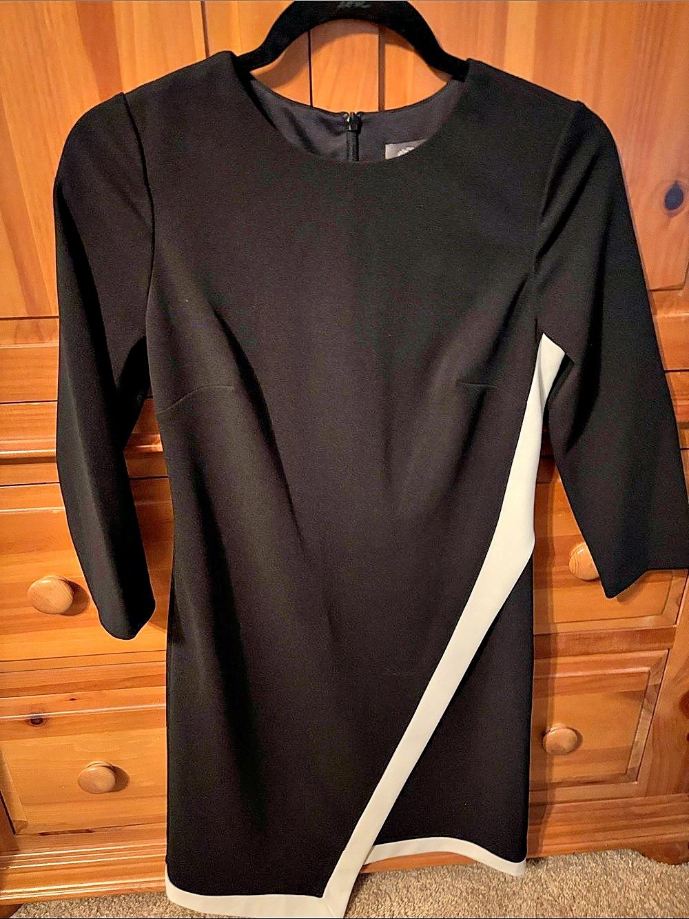 Vince Camuto Color Block Mini Dress Size 2 Like New